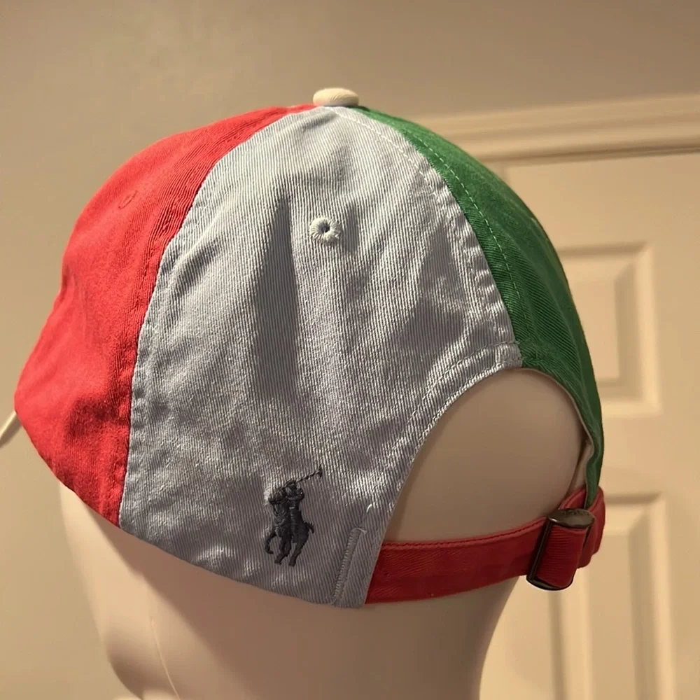 POLO RALPH LAUREN Men`s Color-Blocked Chino Ball Cap - Picture 6 of 10